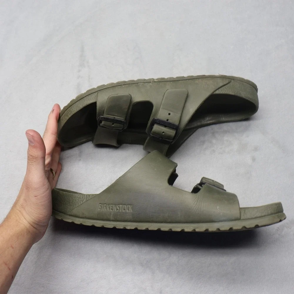 Birkenstock‎ Unisex M9 W11 Sandals Green Arizona EVA Synthetic Double Strap EU42
